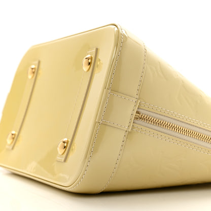Louis Vuitton Vernis Alma PM Blanc Corail 10 of 12