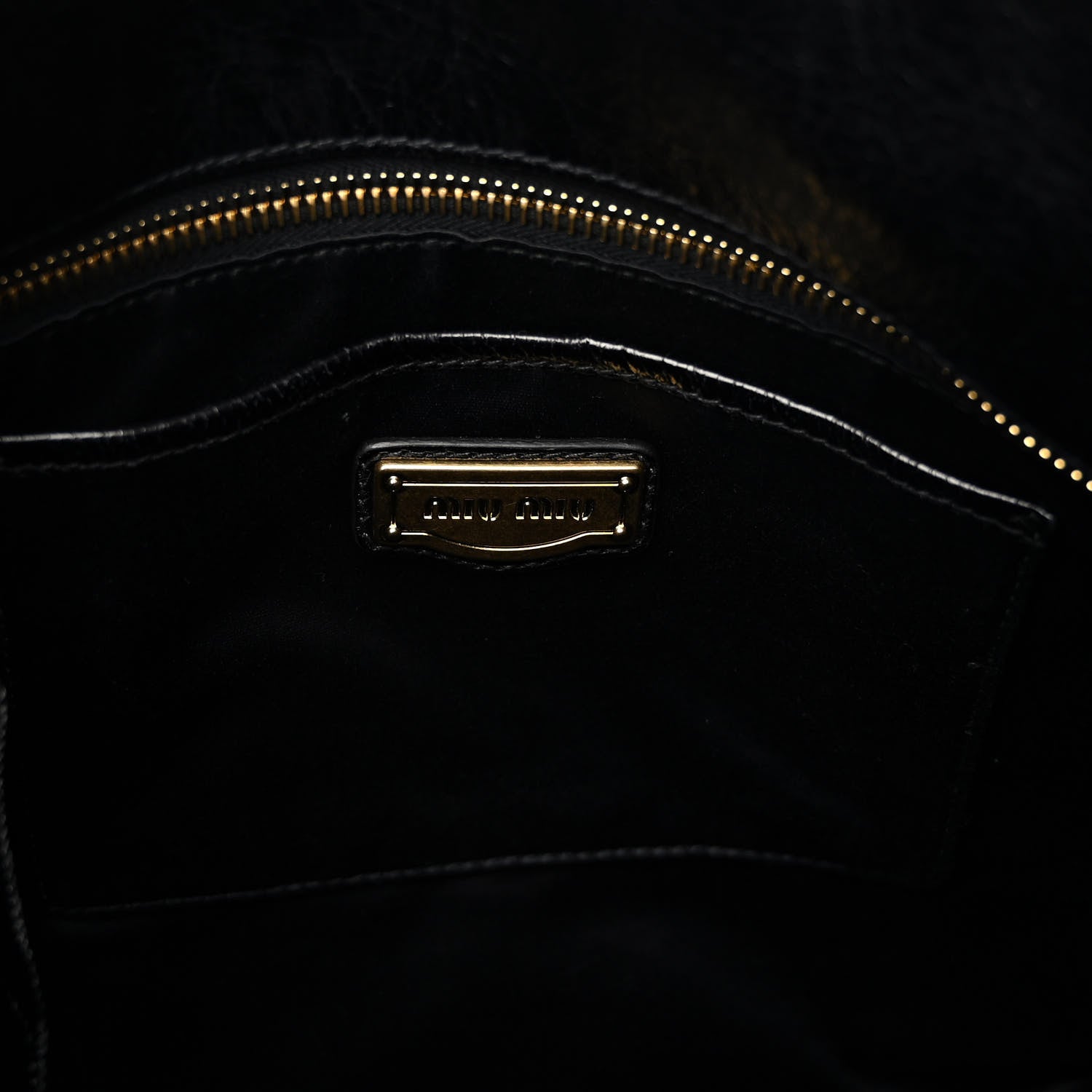 Miu Miu Vitello Lux Medium Bow Bag Black 6 of 9