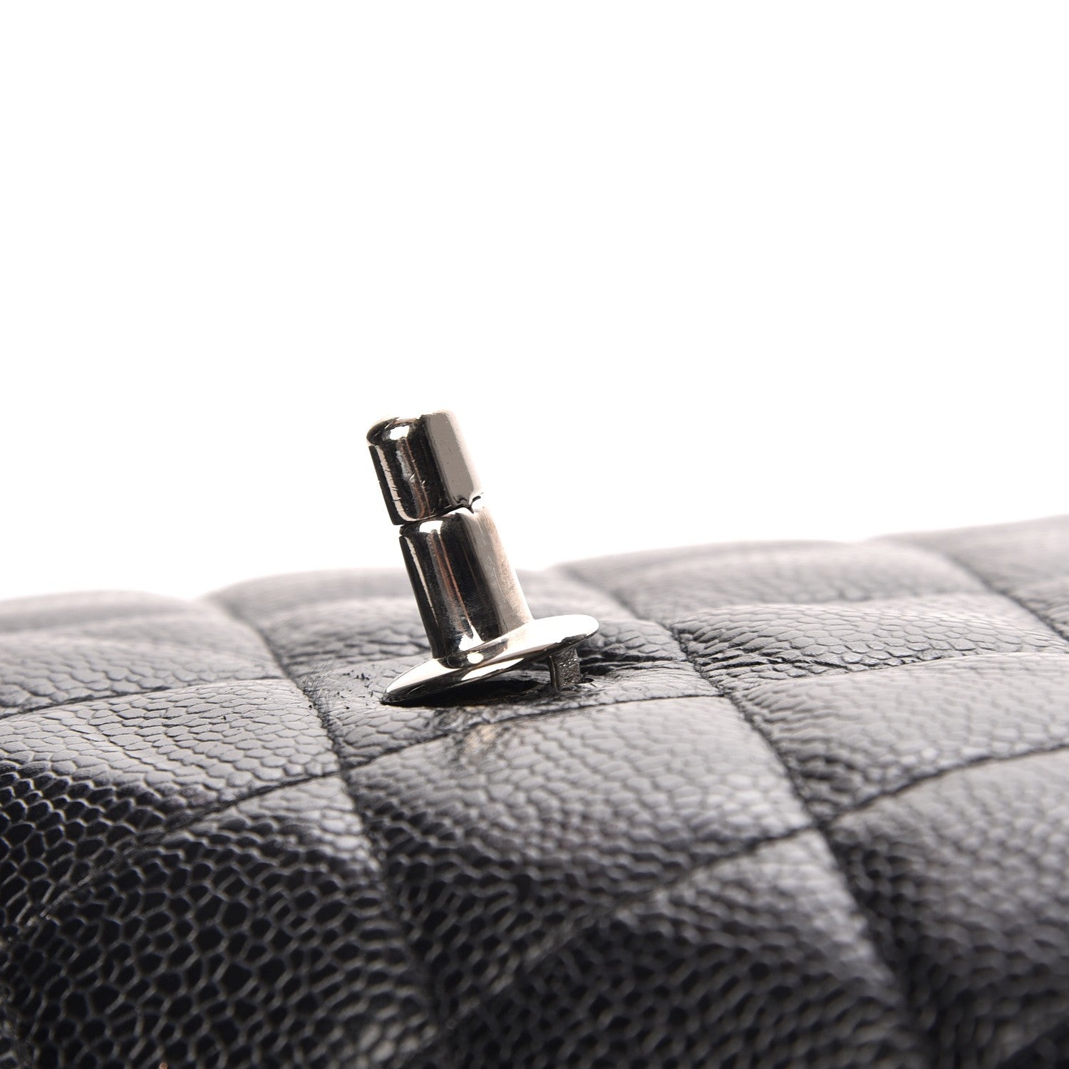 Chanel Caviar Quilted Jumbo Single Flap Black 10 of 11