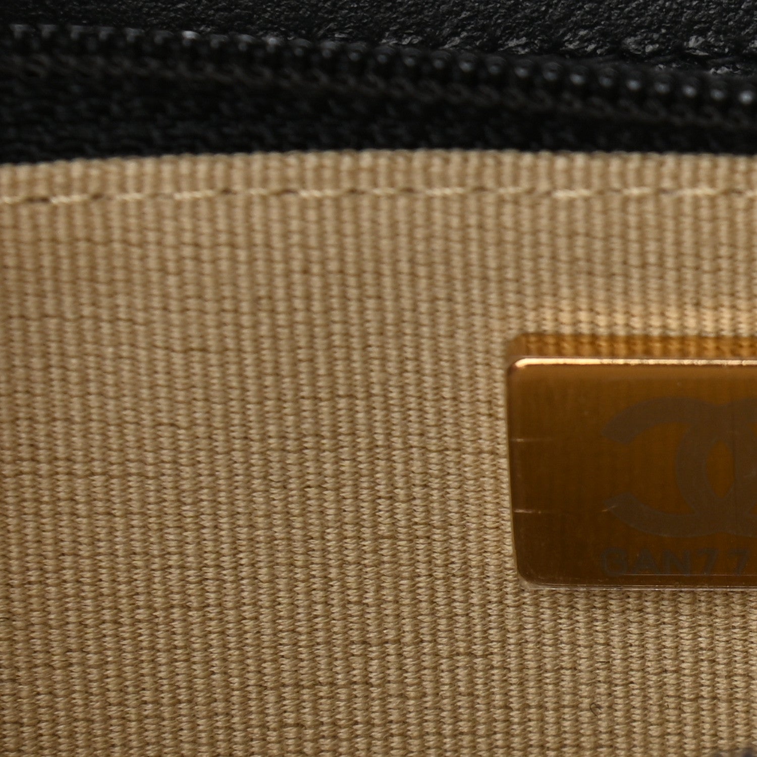Chanel Lambskin Quilted CC Pearl Crush Wallet on Chain WOC Black 8 of 10