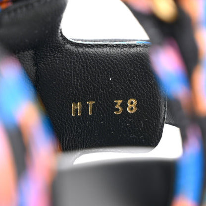 Christian Dior Technical Fabric Mizza Print DiorAct Sandals 38 Multicolor 7 of 9
