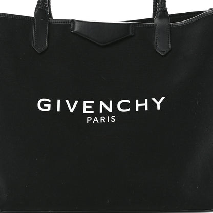 Givenchy Canvas Medium Antigona Logo Tote Black 11 of 14