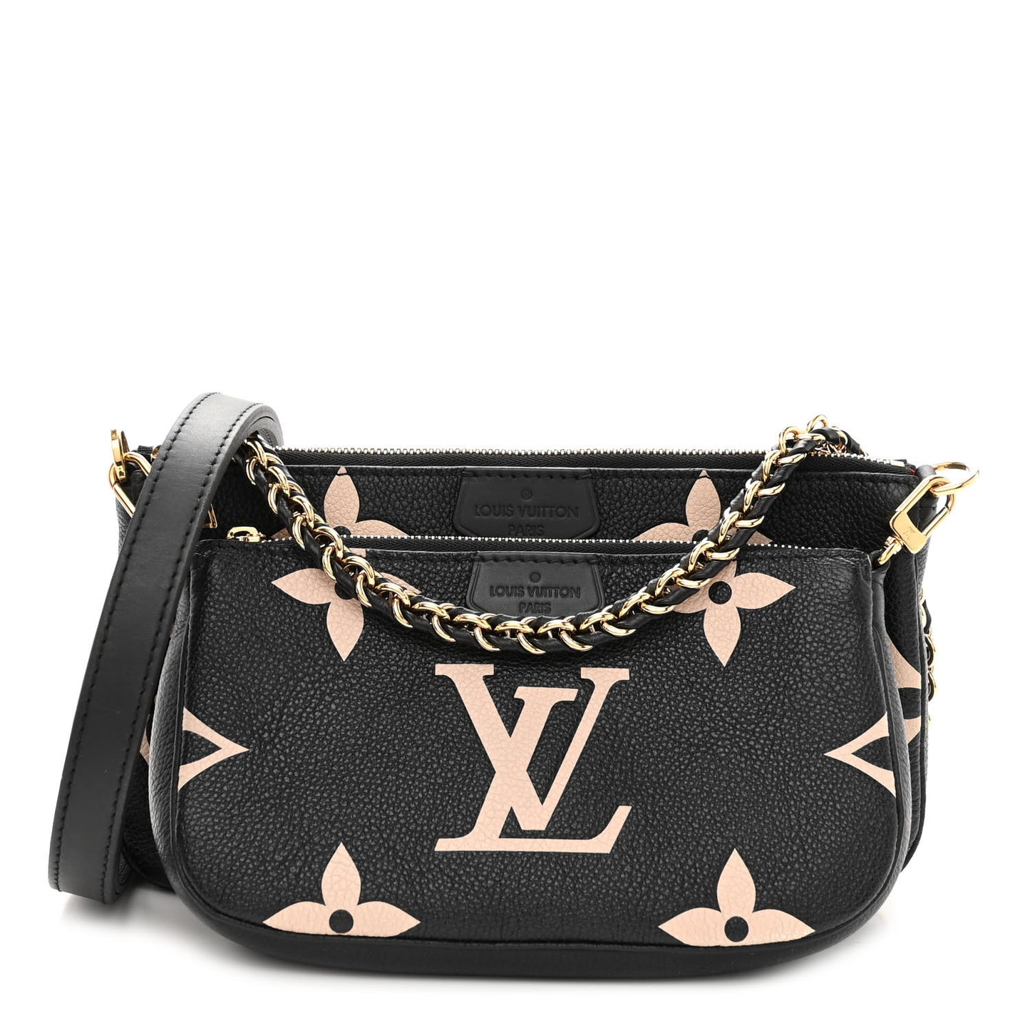 Empreinte Monogram Giant Multi Pochette Accessories Black Beige