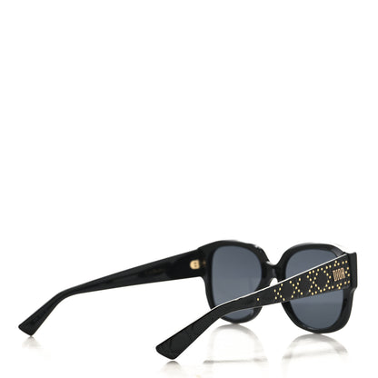 Christian Dior Acetate Cannage Lady Dior Studs 5 Sunglasses Black 4 of 8