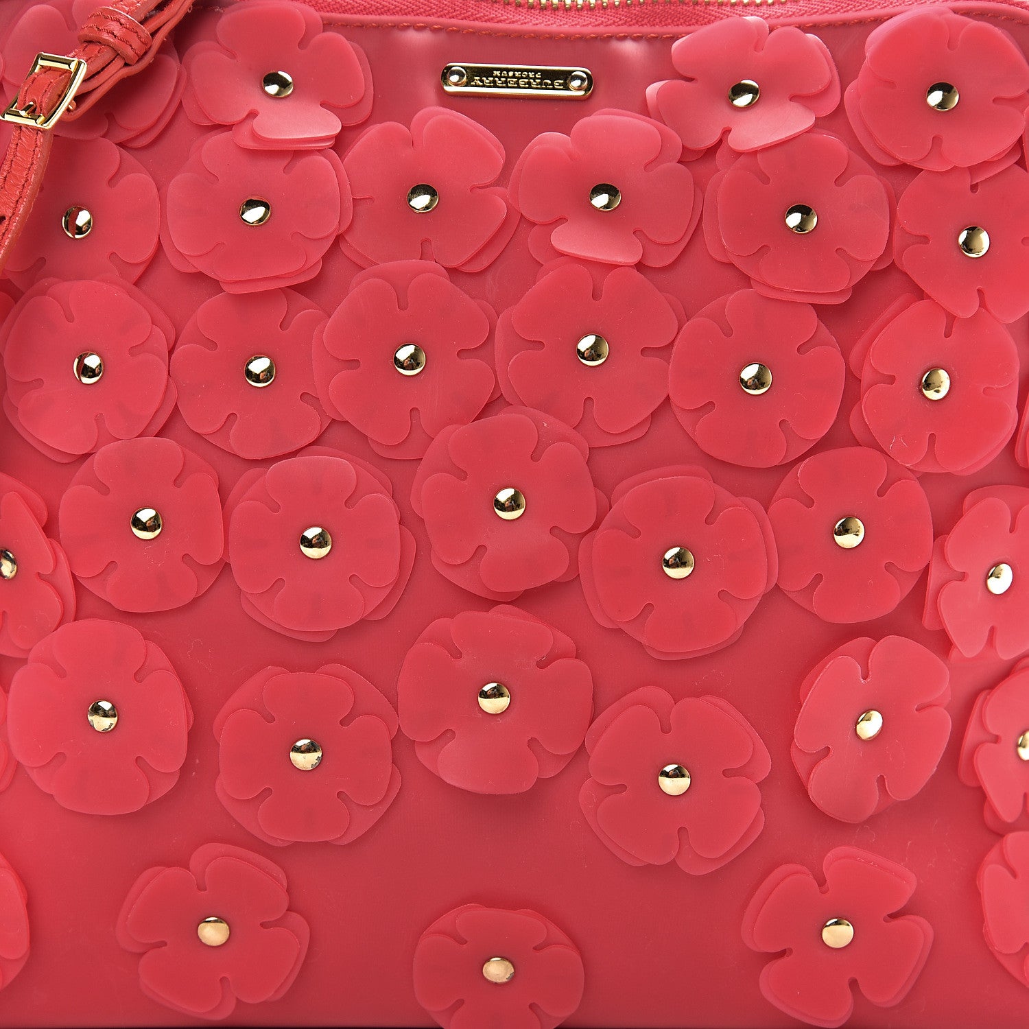 Burberry Prorsum PVC Petal Crossbody Pink Azalea 16 of 16