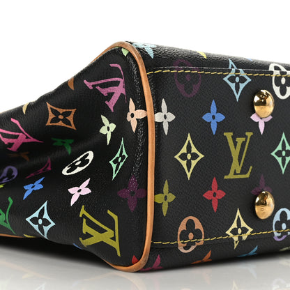 Louis Vuitton Monogram Multicolor Aurelia MM Black 6 of 7