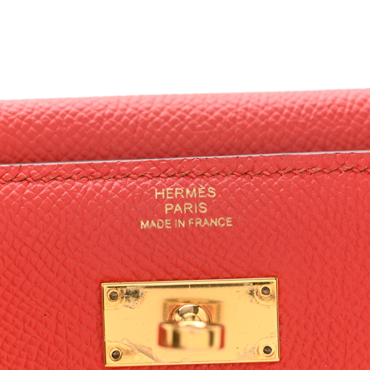 Epsom Verso Medium Kelly Wallet Rouge Tomate Rouge H
