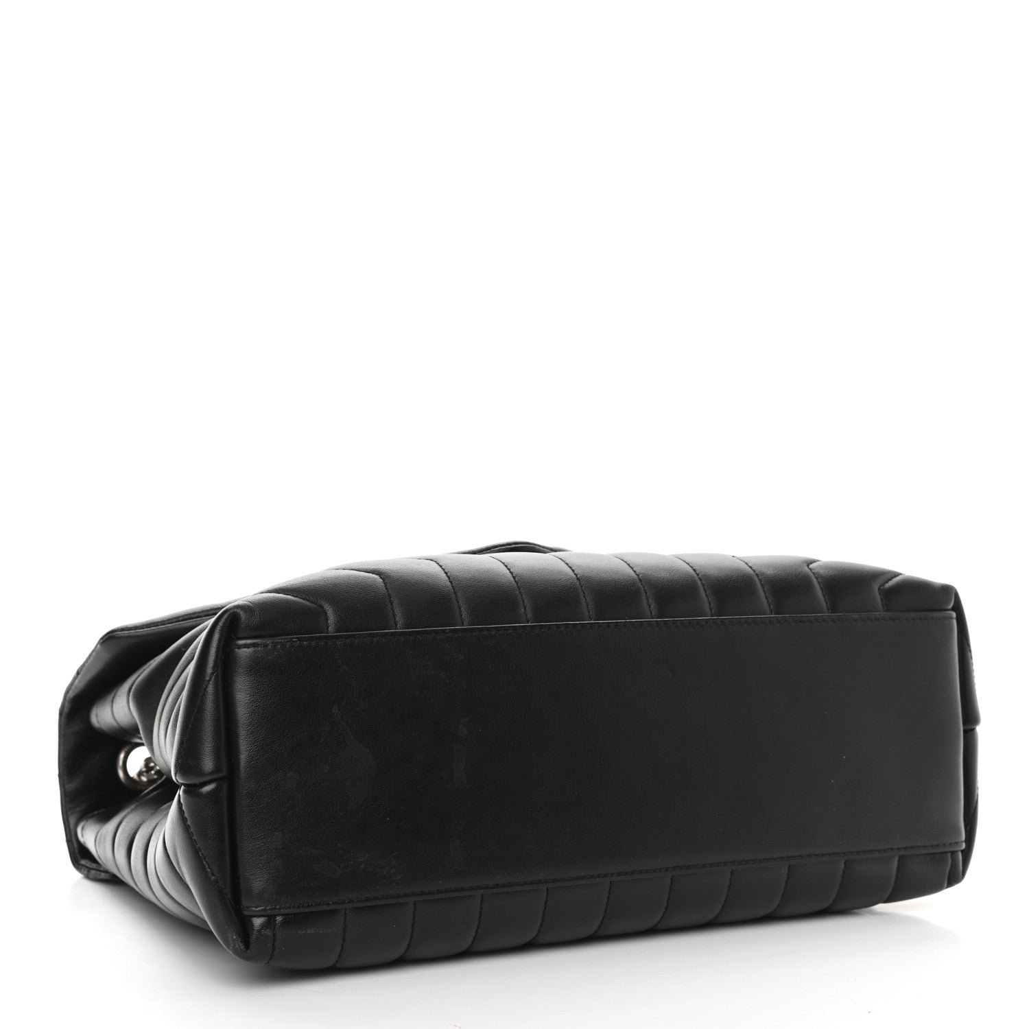 Saint Laurent Calfskin Y Quilted Monogram Medium Loulou Chain Satchel Black 4 of 12