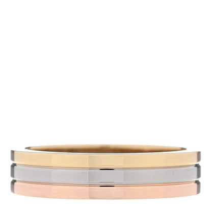 Cartier 18K Pink White Yellow Gold 4.8mm Vendome Louis Cartier Wedding Band Ring 54 6.75 1 of 5