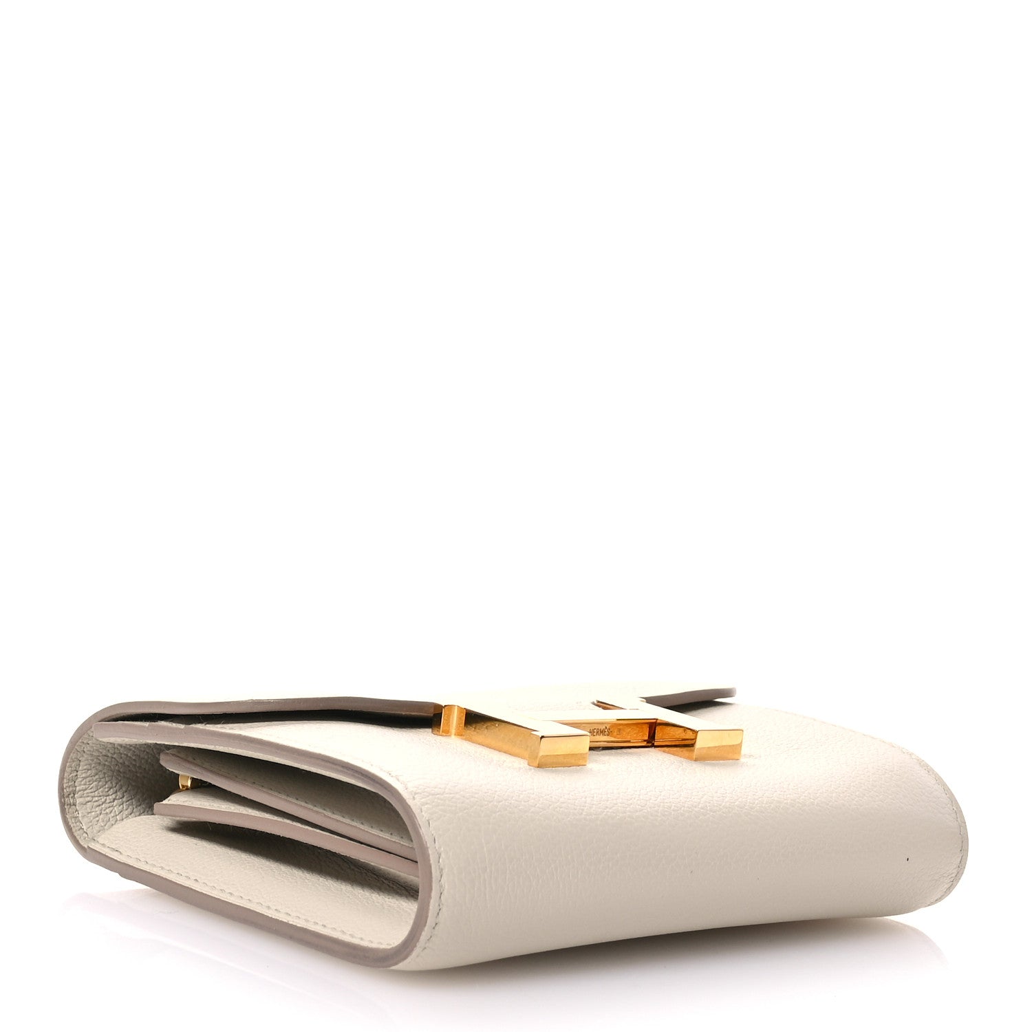 Hermes Evercolor Constance Compact Passant Wallet  Beton 4 of 8