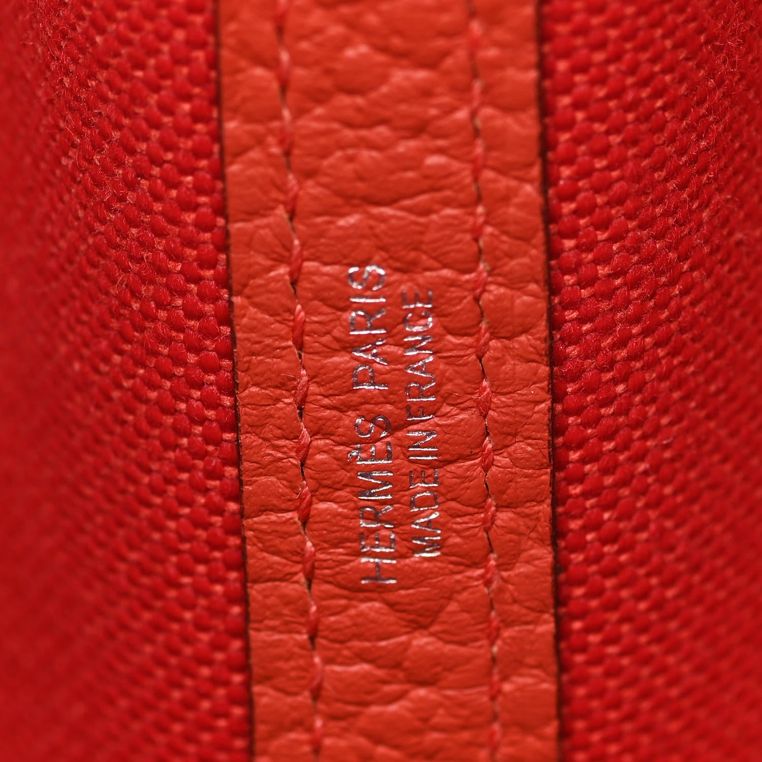 Hermes Toile Officier Negonda Garden Party 36 Rouge Tomate Capucine 7 of 29