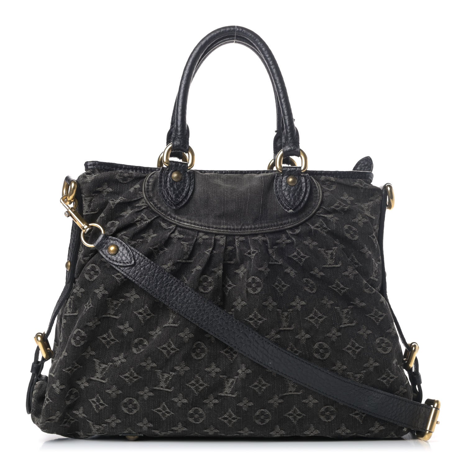 Louis Vuitton Denim Neo Cabby GM Black 1 of 8