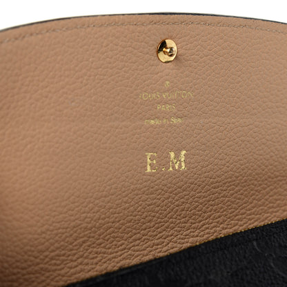 Louis Vuitton Empreinte Emilie Wallet Black Dune 6 of 8