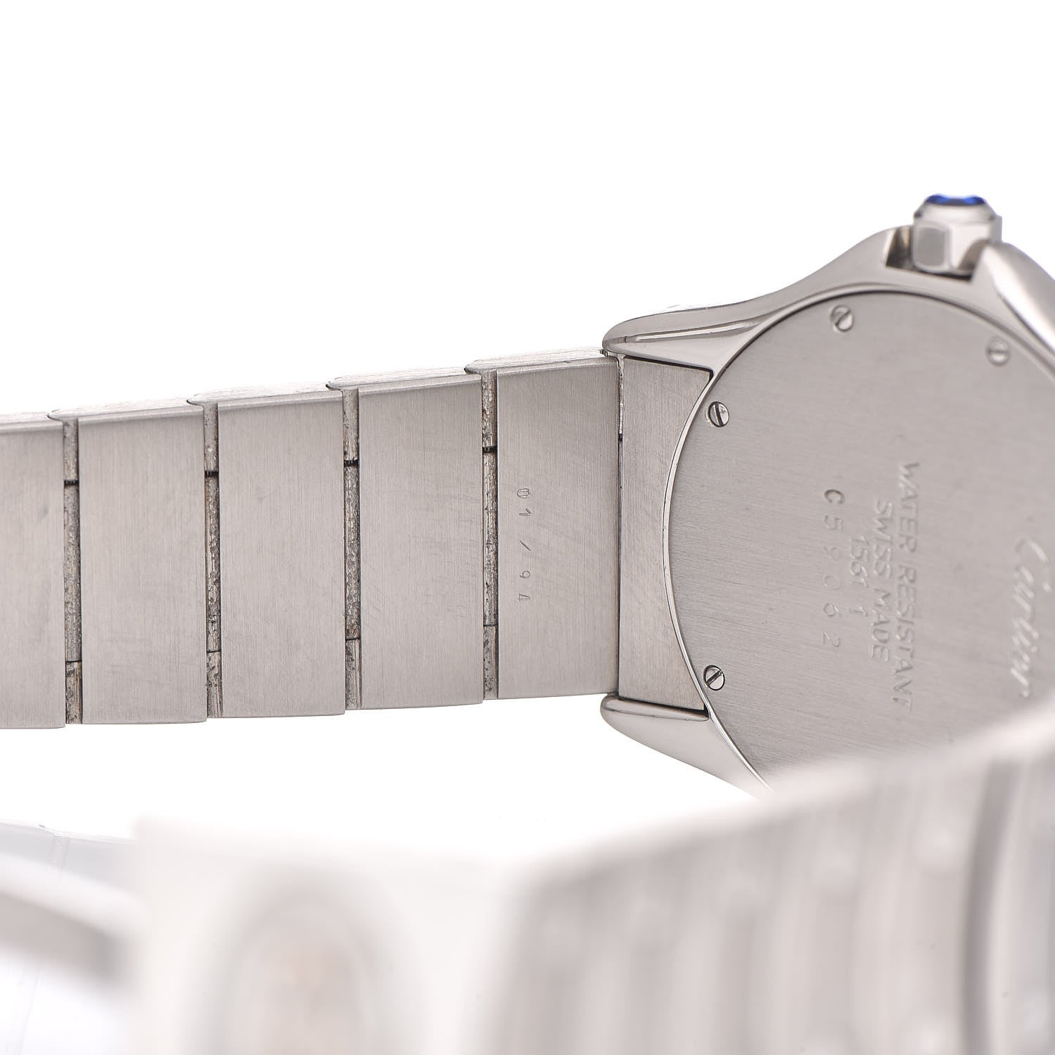 Cartier Stainless Steel 33mm Santos Ronde Quartz Watch 7 of 7
