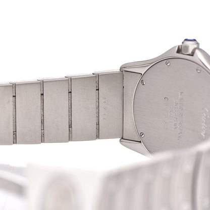 Cartier Stainless Steel 33mm Santos Ronde Quartz Watch 7 of 7