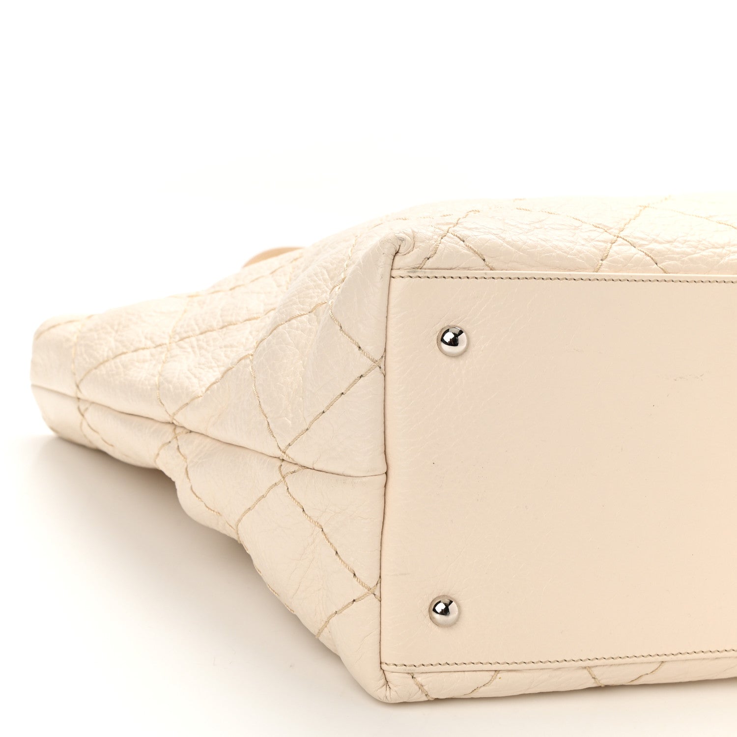 Chanel Glazed Calfskin Large On The Road Tote Beige Clair 10 of 12