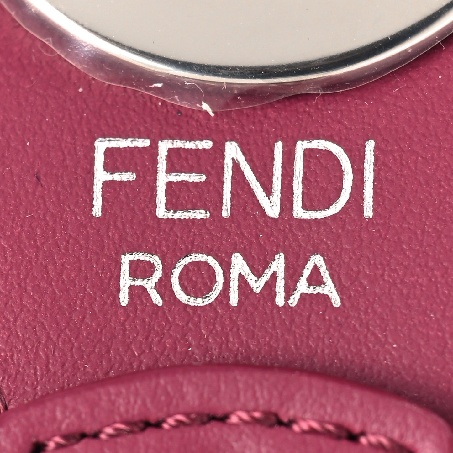 Vitello Century Opaco F is Fendi Floral Mini Strap You Black Cherry