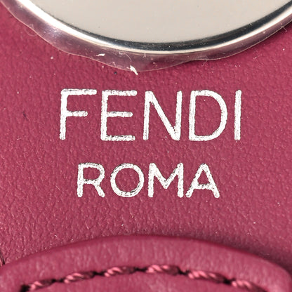 Fendi Vitello Century Opaco F is Fendi Floral Mini Strap You Black Cherry 3 of 4