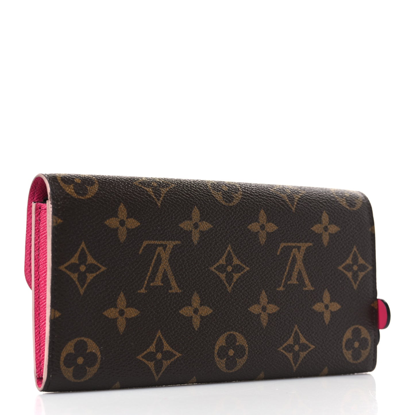 Monogram Bloom Flower Emilie Wallet Fuchsia
