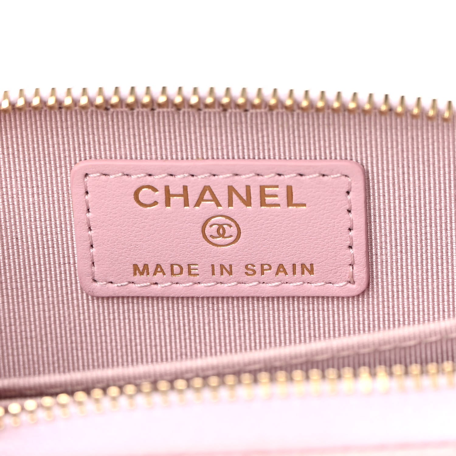 Chanel Caviar Quilted Zip Coin Purse Light Pink 6 of 8