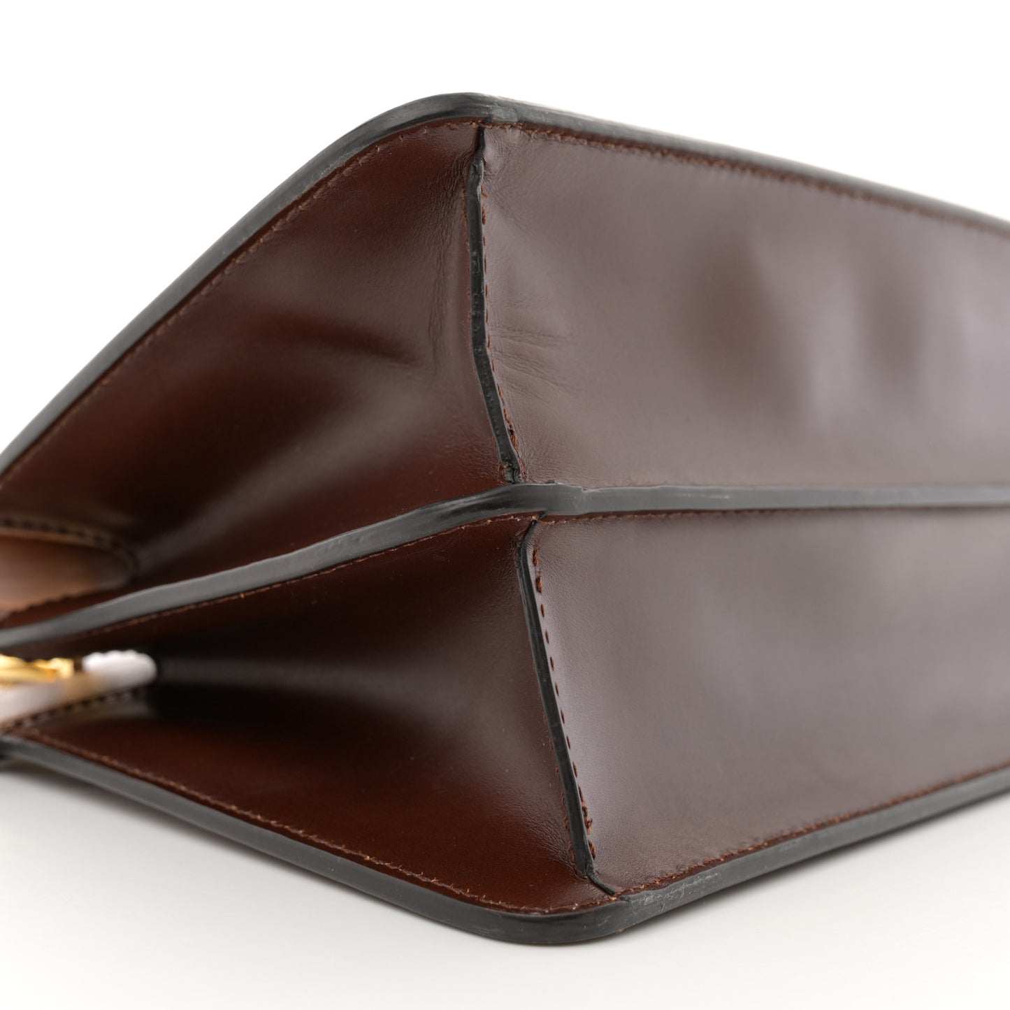 Vitello King Tamponato Medium Peekaboo I SEE U East West Satchel Cuoio