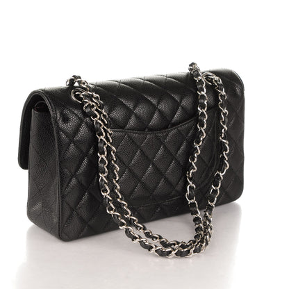 Chanel Caviar Quilted Medium Double Flap Black 3 of 7