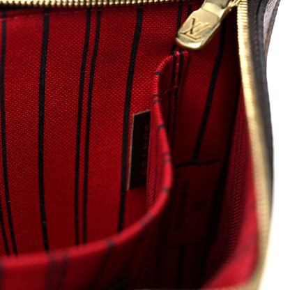 Louis Vuitton Damier Ebene Neverfull MM GM Pochette 7 of 16