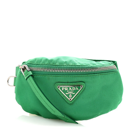 Prada Tessuto Nylon Wrist Pouch Green 1 of 6
