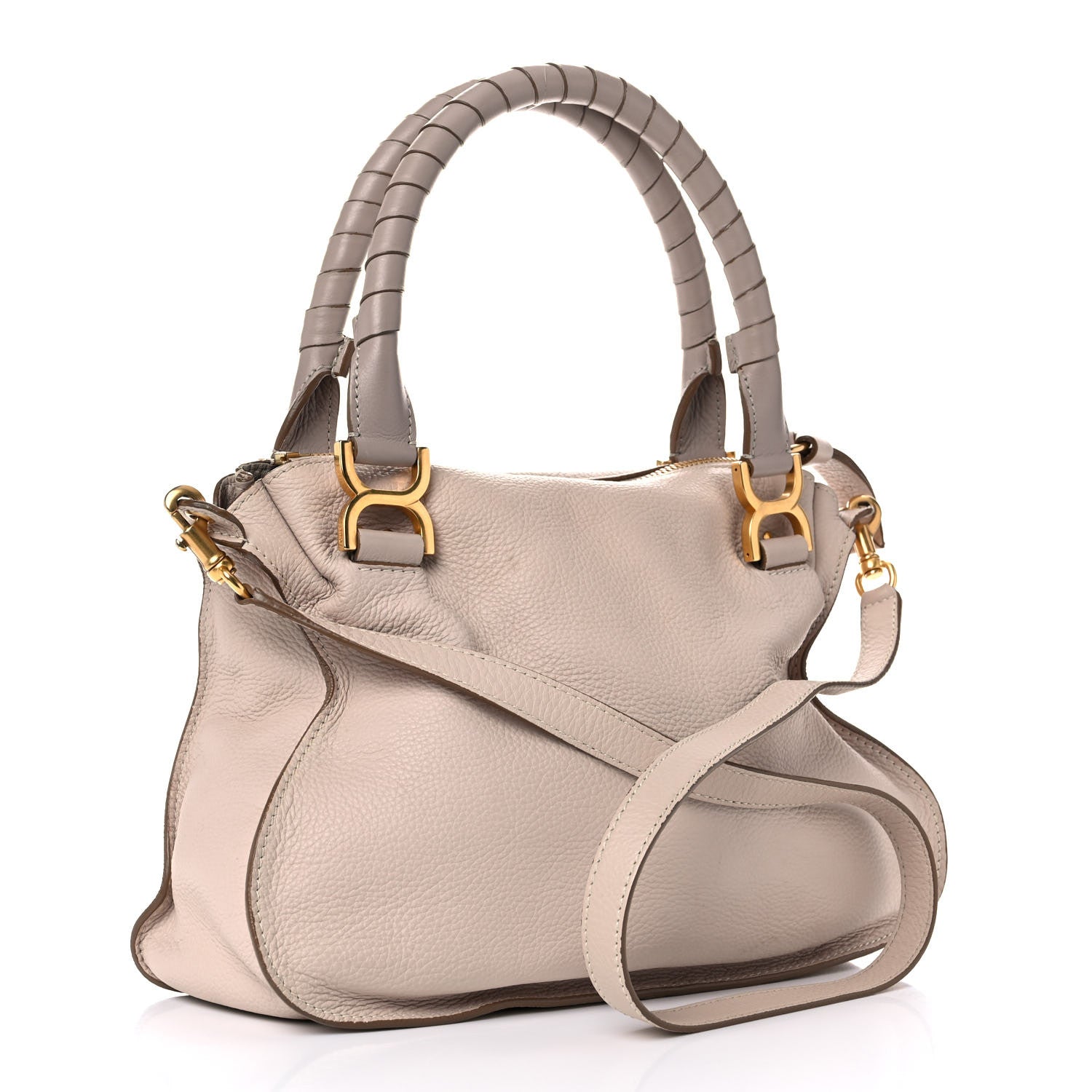 Chloe Calfskin Medium Marcie Satchel Blush Nude 3 of 18
