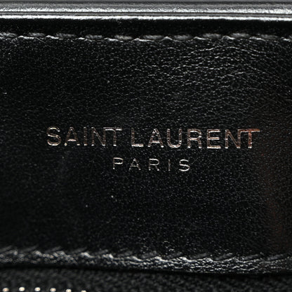 Saint Laurent Calfskin Y Quilted Monogram Toy Loulou Crossbody Bag Black 7 of 11