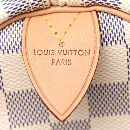 Louis Vuitton Damier Azur Speedy 30 6 of 12