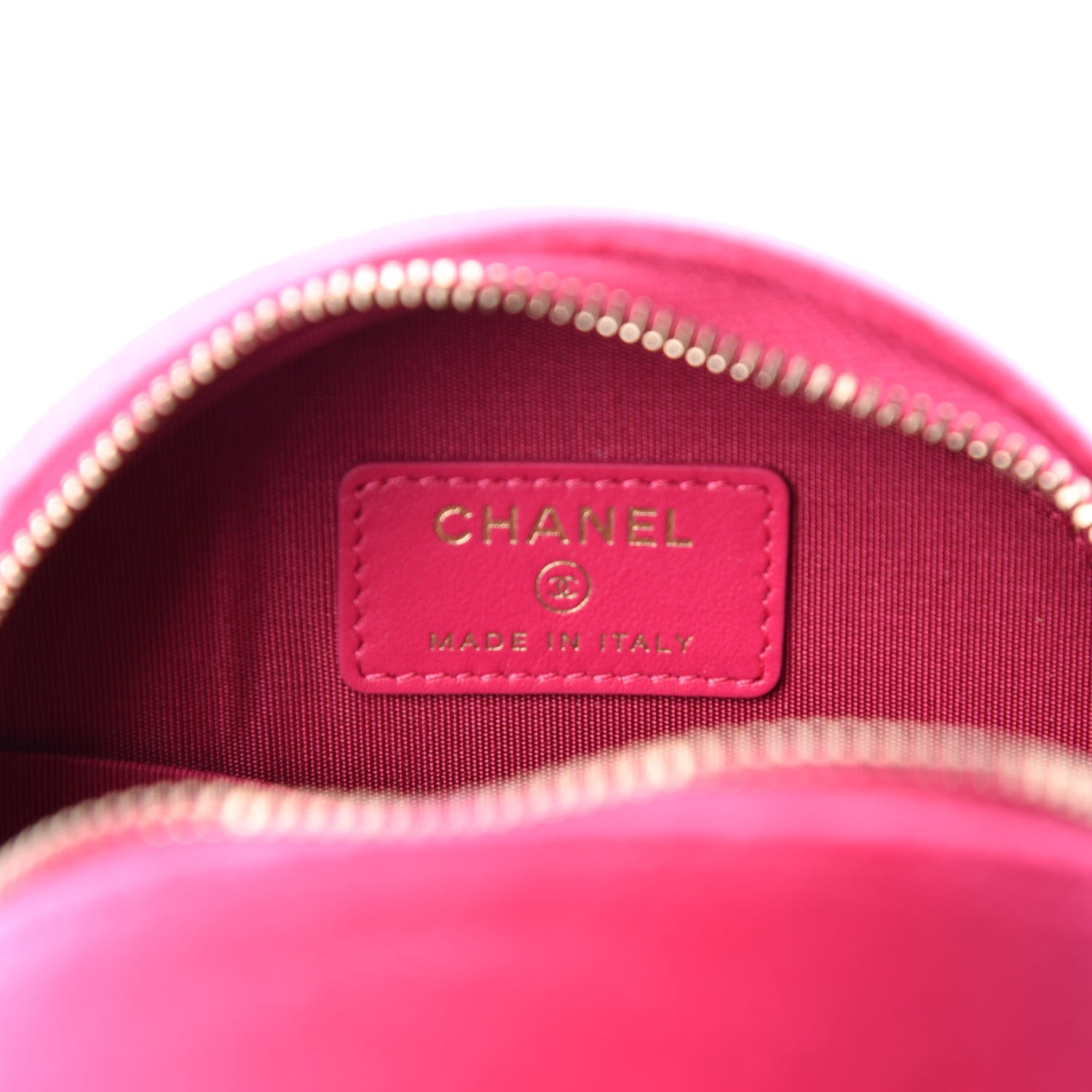 Chanel Velvet Round Quilted Pearl Crush Clutch With Chain Pink 8 of 10
