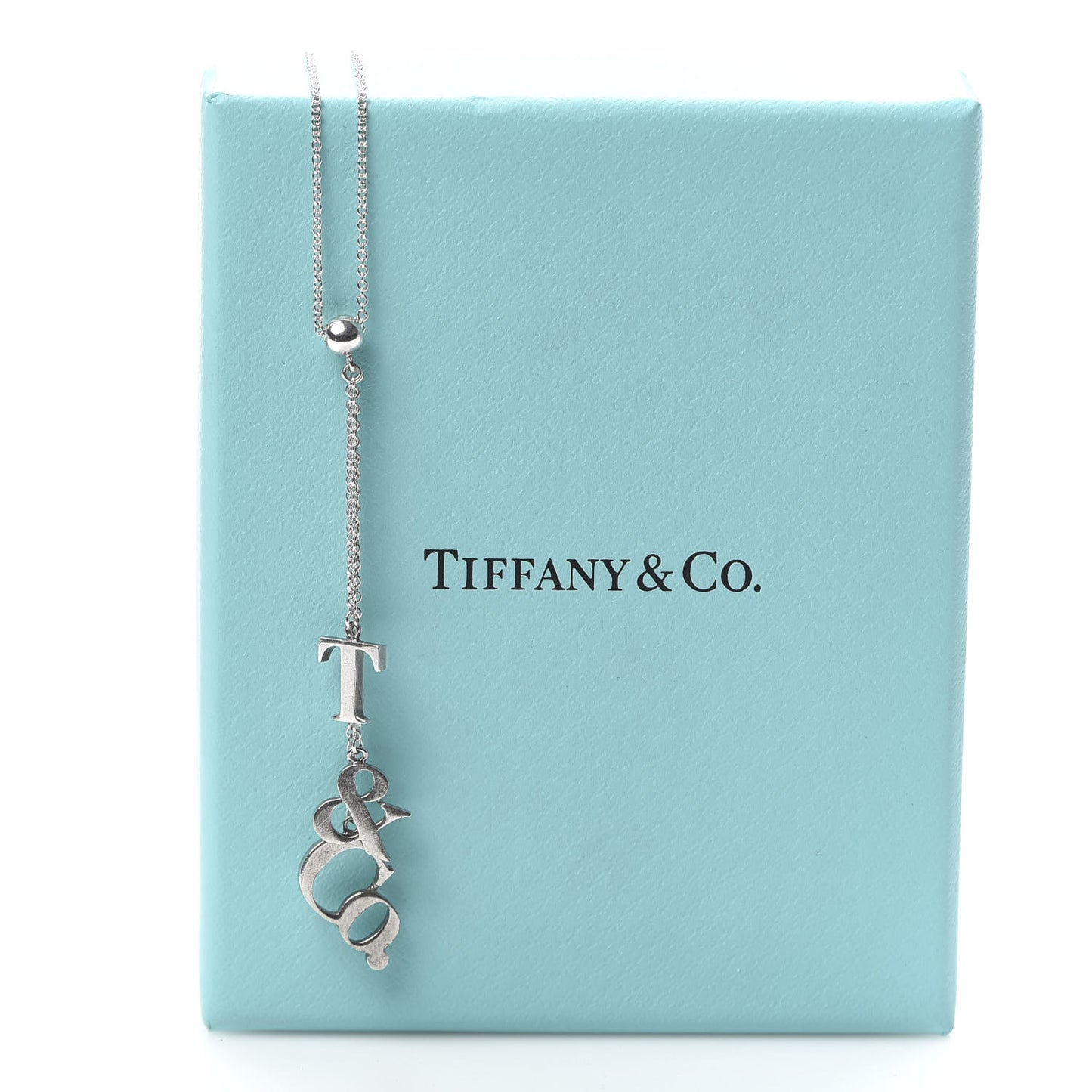 Sterling Silver Letters Lariat Necklace
