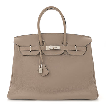 Hermes Togo Birkin 35 Gris Tourterelle 1 of 14