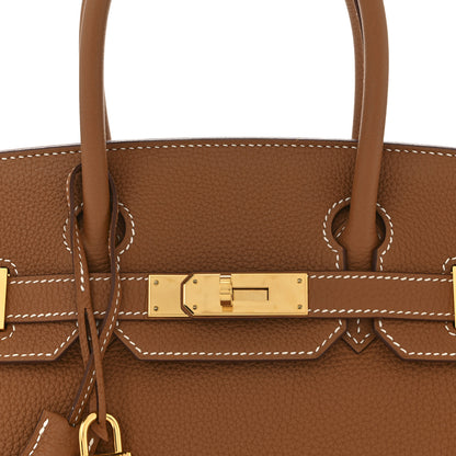Hermes Togo Birkin 30 Gold 8 of 15