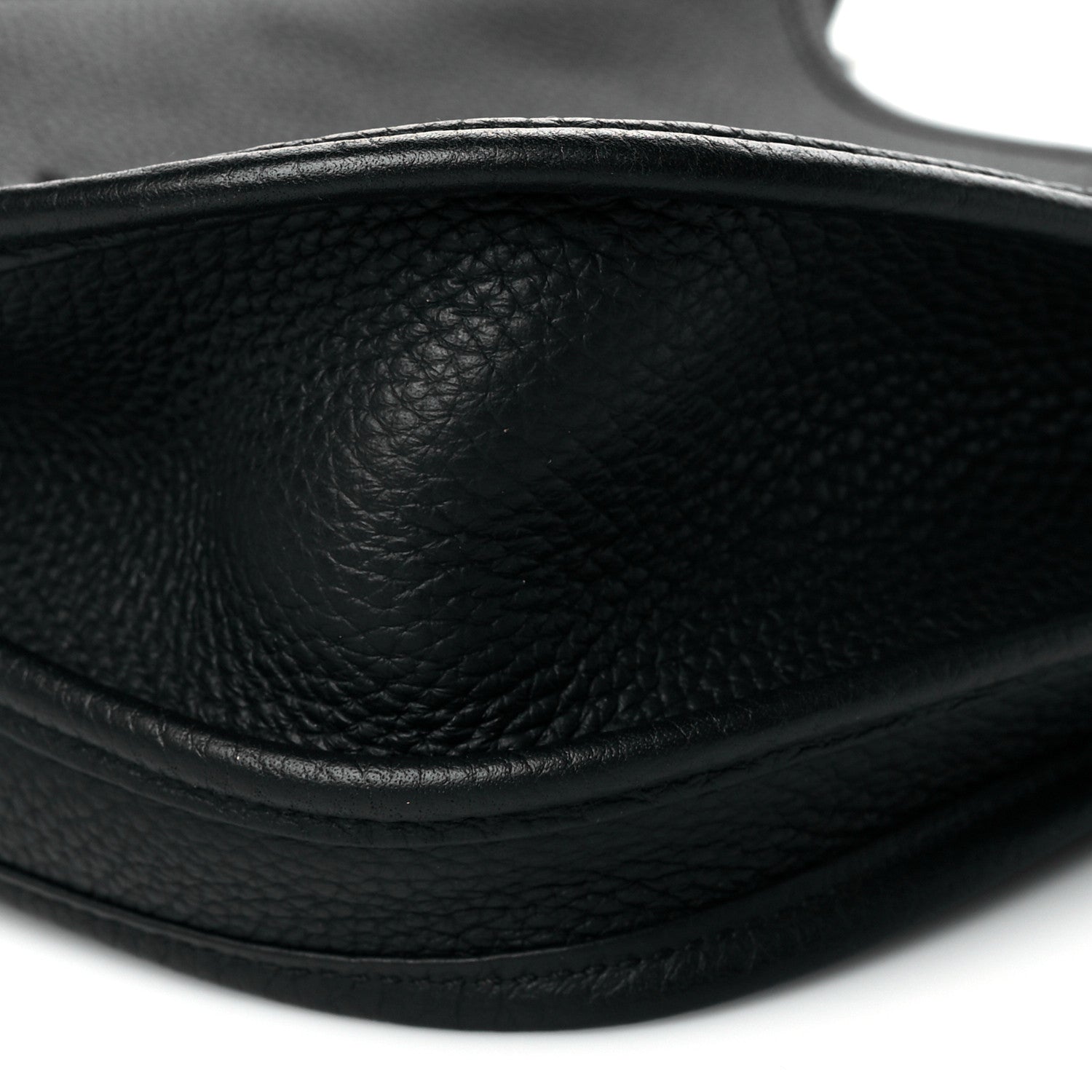 Hermes Taurillon Clemence Evelyne III PM Black 10 of 11