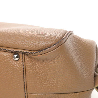 Chanel Calfskin Small Tassel Bowler Light Brown 11 of 20