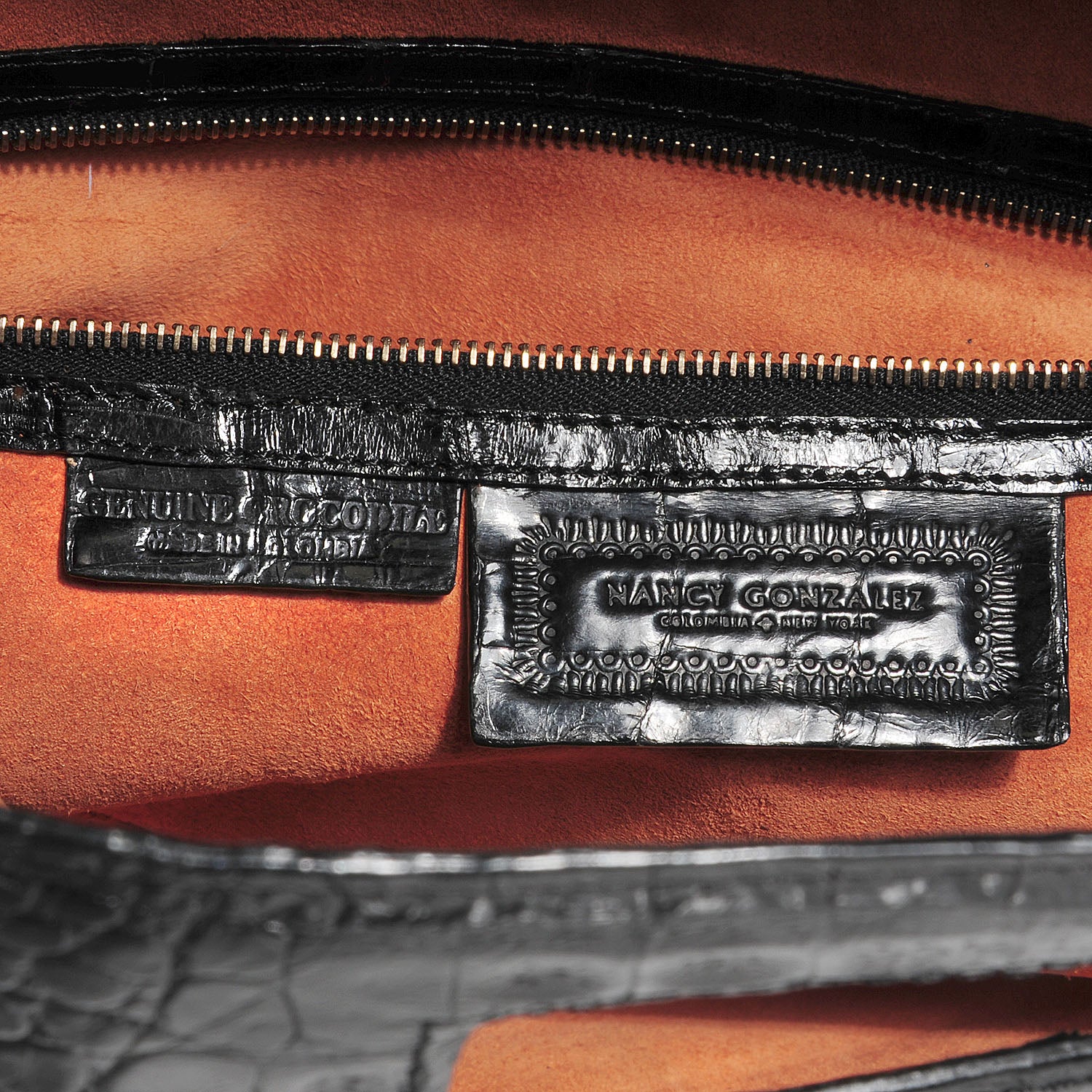 Nancy Gonzalez Crocodile Envelope Convertible Clutch Black 5 of 8