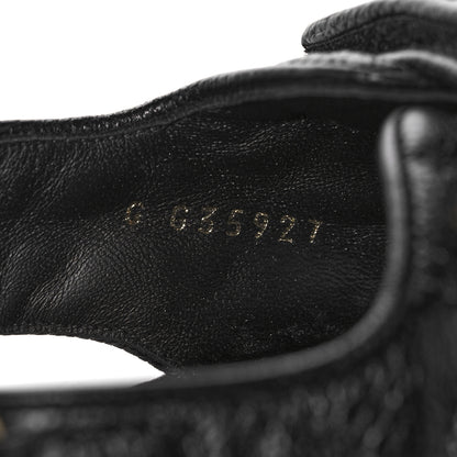 Chanel Grained Calfskin Velcro Dad Sandals 39 Black 8 of 9