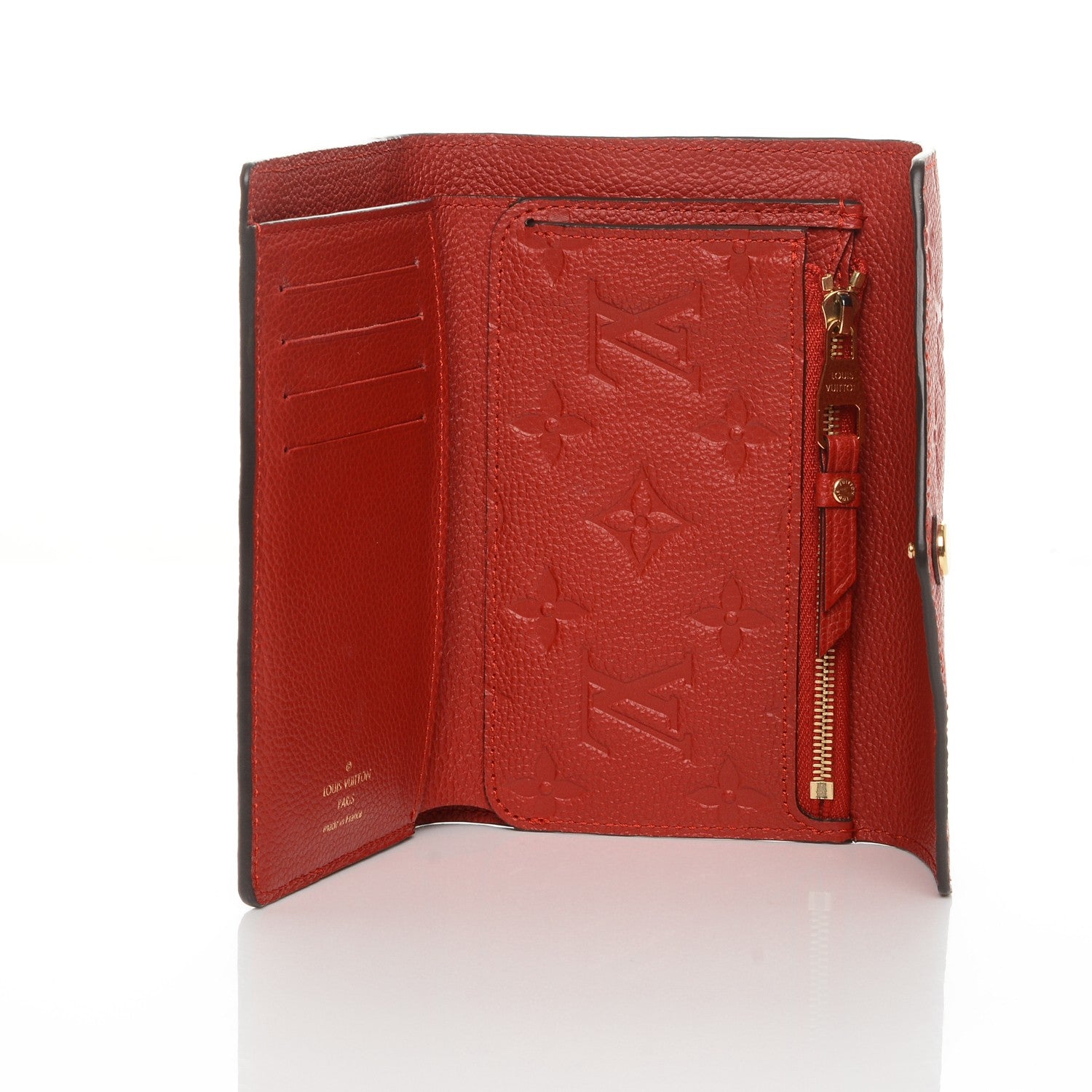 Louis Vuitton Empreinte Compact Curieuse Wallet Cherry 5 of 7