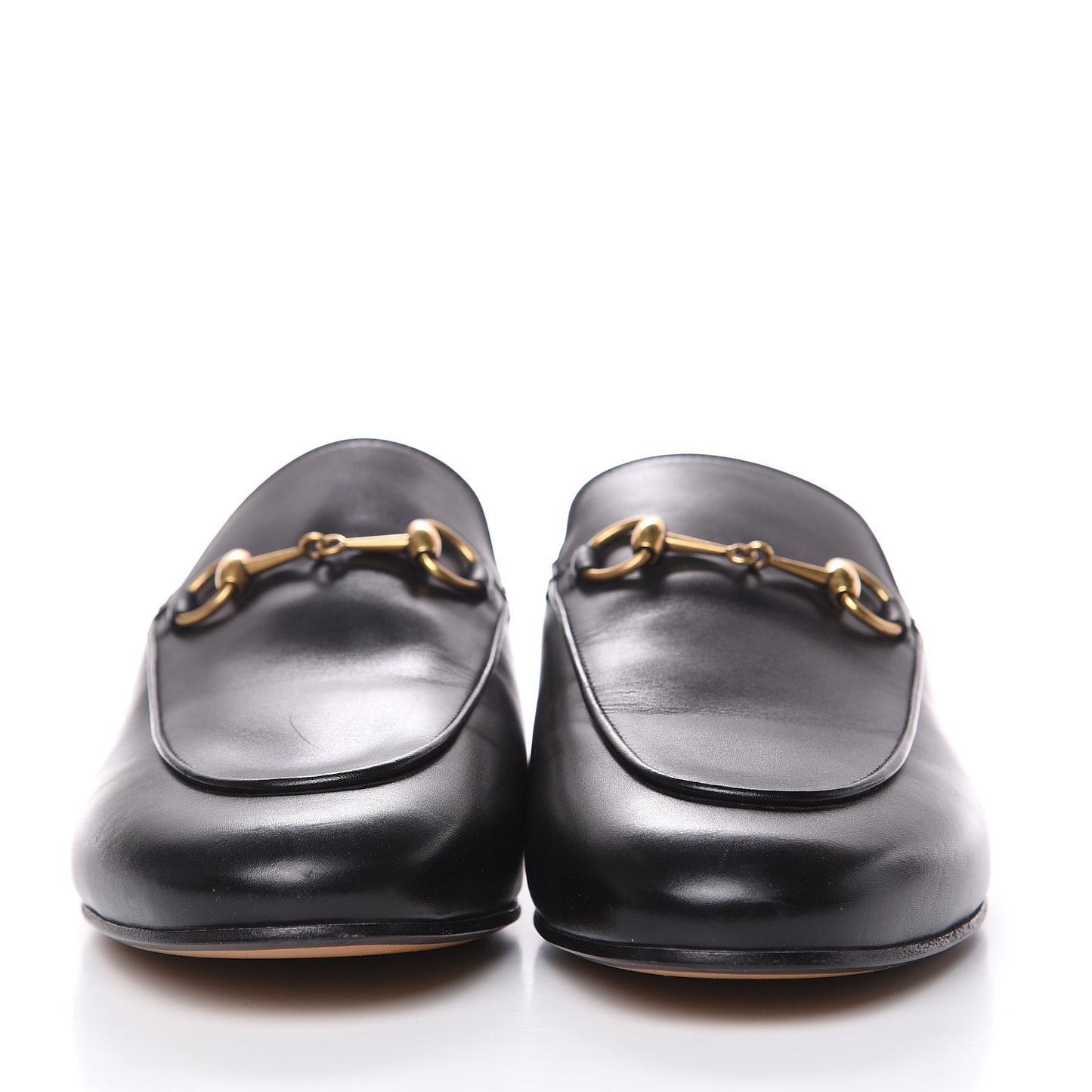 Calfskin Womens Princetown Slippers 38.5 Black