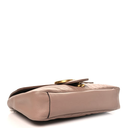 Gucci Calfskin Matelasse Medium GG Marmont Shoulder Bag Porcelain Rose 4 of 10