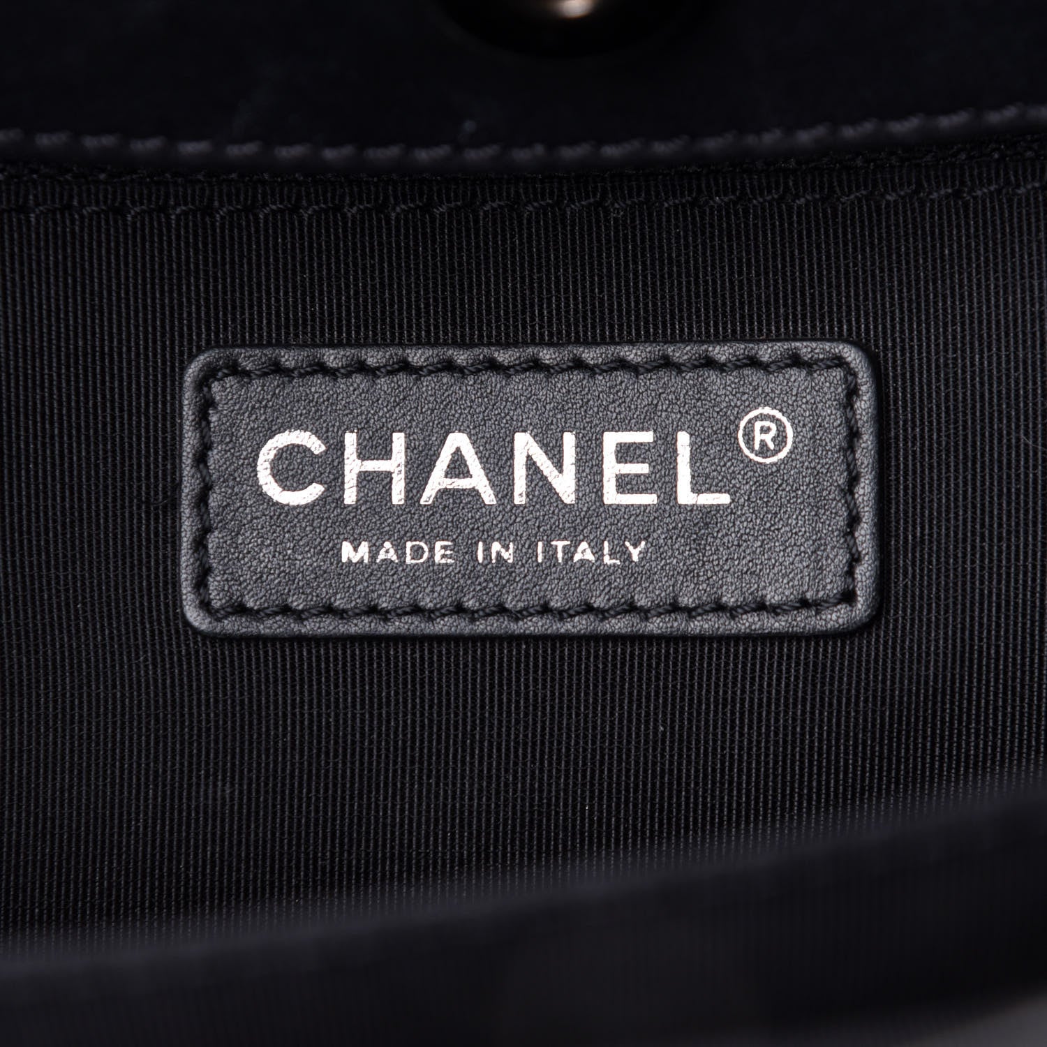 Chanel Calfskin Quilted Small Easy Shopping Tote Black 5 of 11