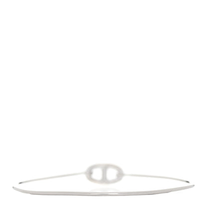 Hermes 18K White Gold Diamond PM Ronde Chaine d'Ancre Bracelet LG 3 of 6