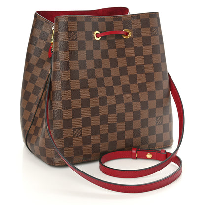Louis Vuitton Damier Ebene Neonoe MM Cherry Berry 3 of 10