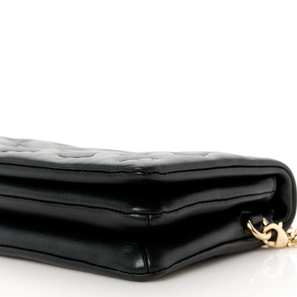 Louis Vuitton Lambskin Embossed Monogram Pochette Coussin Black 8 of 8