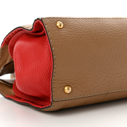 Fendi Calfskin Romano Selleria Firenze Frame Bag Saddler Red 9 of 24