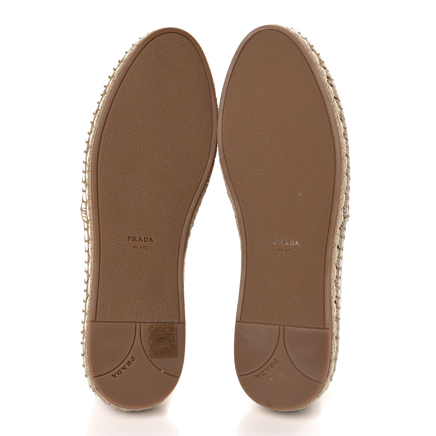 Prada Nappa Logo Cap Toe 20mm Espadrilles 38.5 White 5 of 8