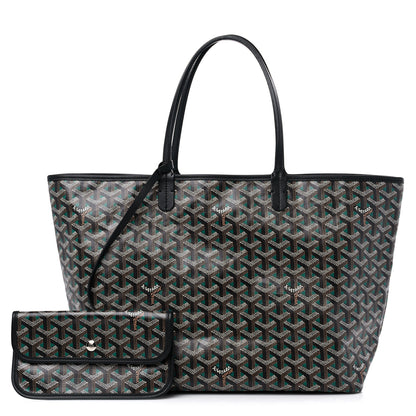 Goyard Goyardine Saint Louis Claire Voie PM Black Green 1 of 9