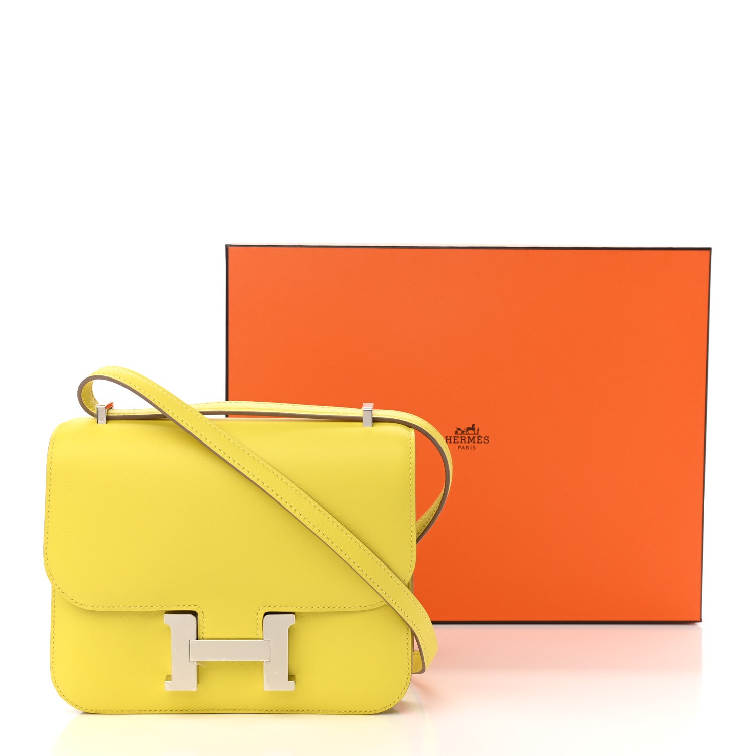 Hermes Swift Constance 18 Lime 11 of 11